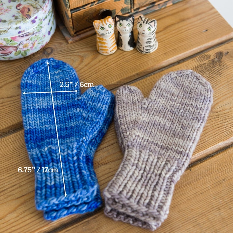 Baby Mittens Hand Knit Pure Merino Wool Baby and Toddler Etsy UK