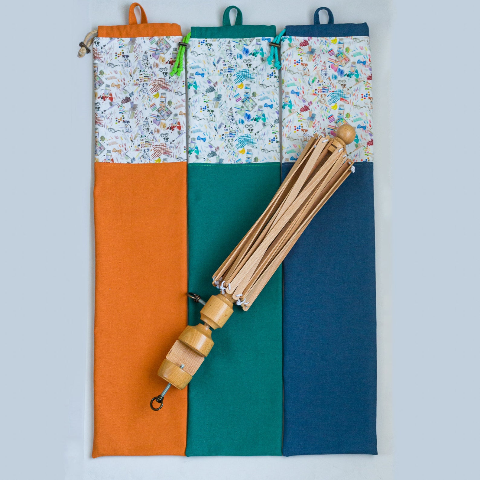 Yarn Swift Storage Bag Made With Liberty Tana Lawn Cotton Etsy UK