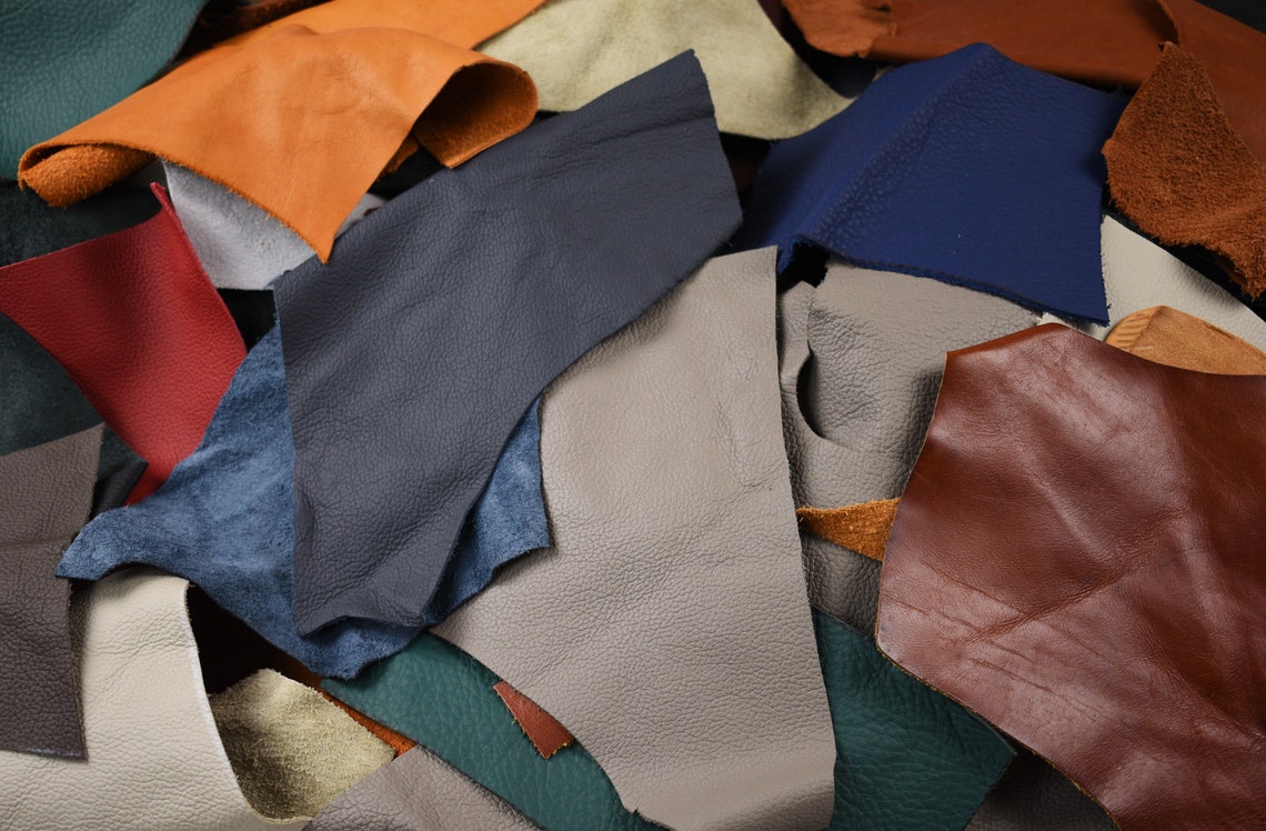 Cowhide Upholstery Leather Pieces for small crafts Cow hide Etsy