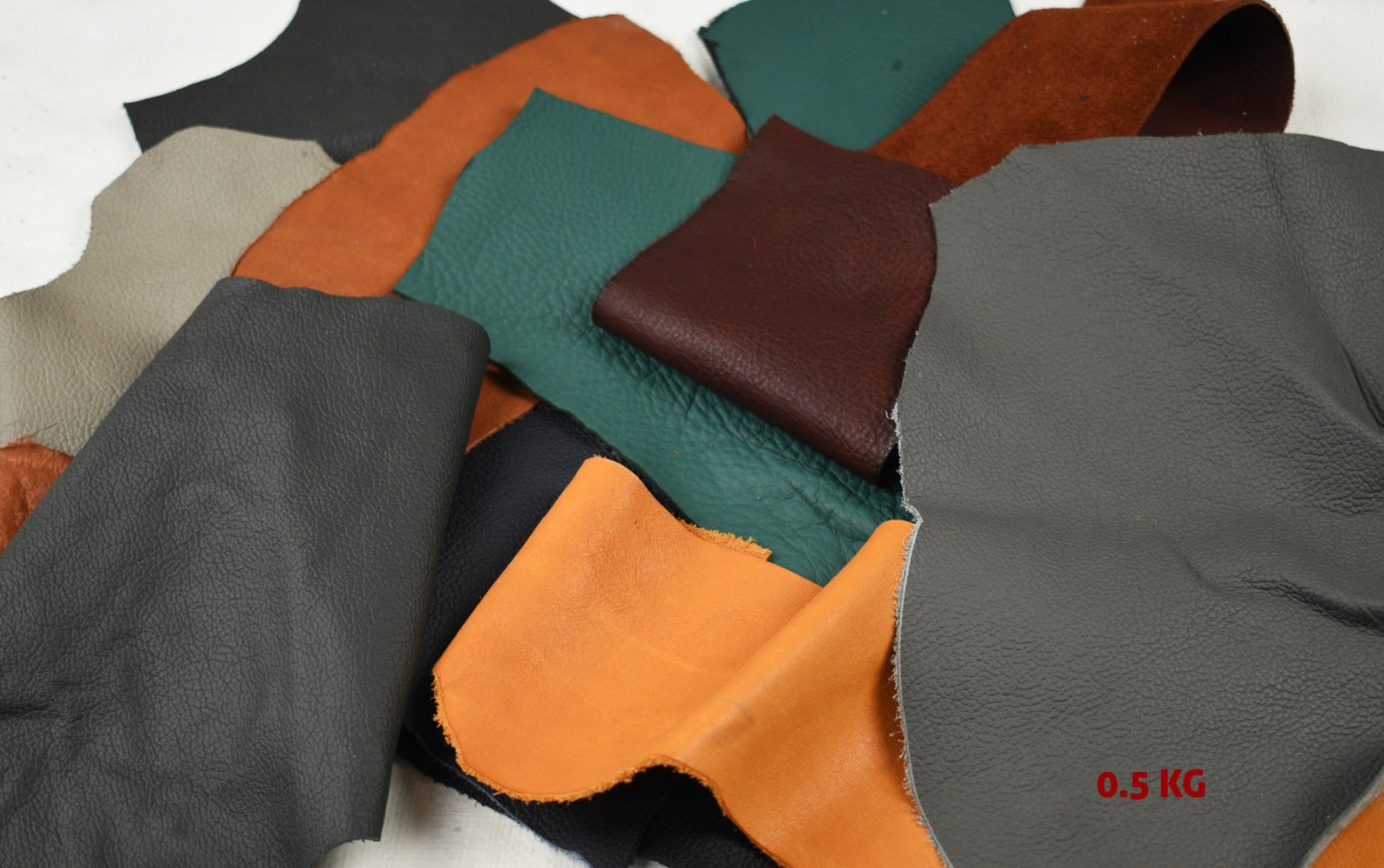 Cowhide Upholstery Leather Pieces for small crafts Cow hide Etsy