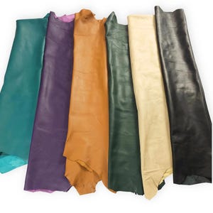 Grade A Soft Nappa Sheepskin Leather, Full Skin, 0.8mm Thickness, Garment Leather