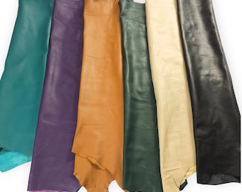 Grade A Soft Nappa Sheepskin Leather, Full Skin, 0.8mm Thickness, Garment Leather