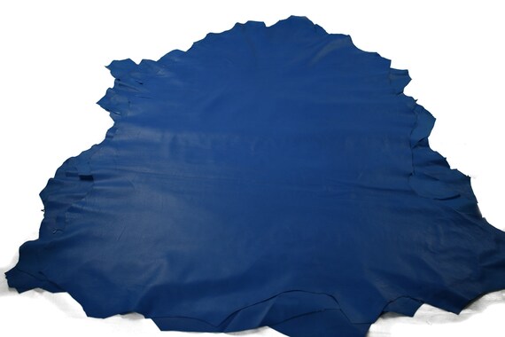 14sqft AAA Top Grade Navy Blue Nappa Lambskin Leather Hide