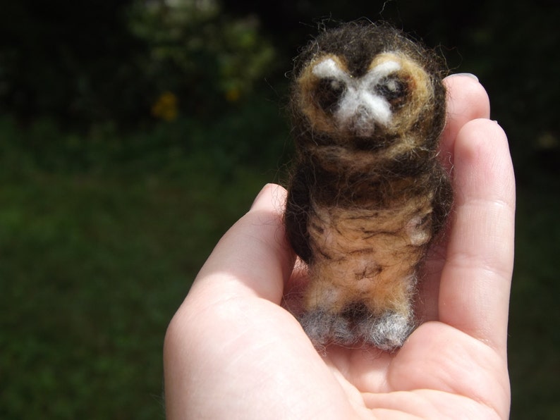 Custom Needle Felted Mini Owl | Etsy