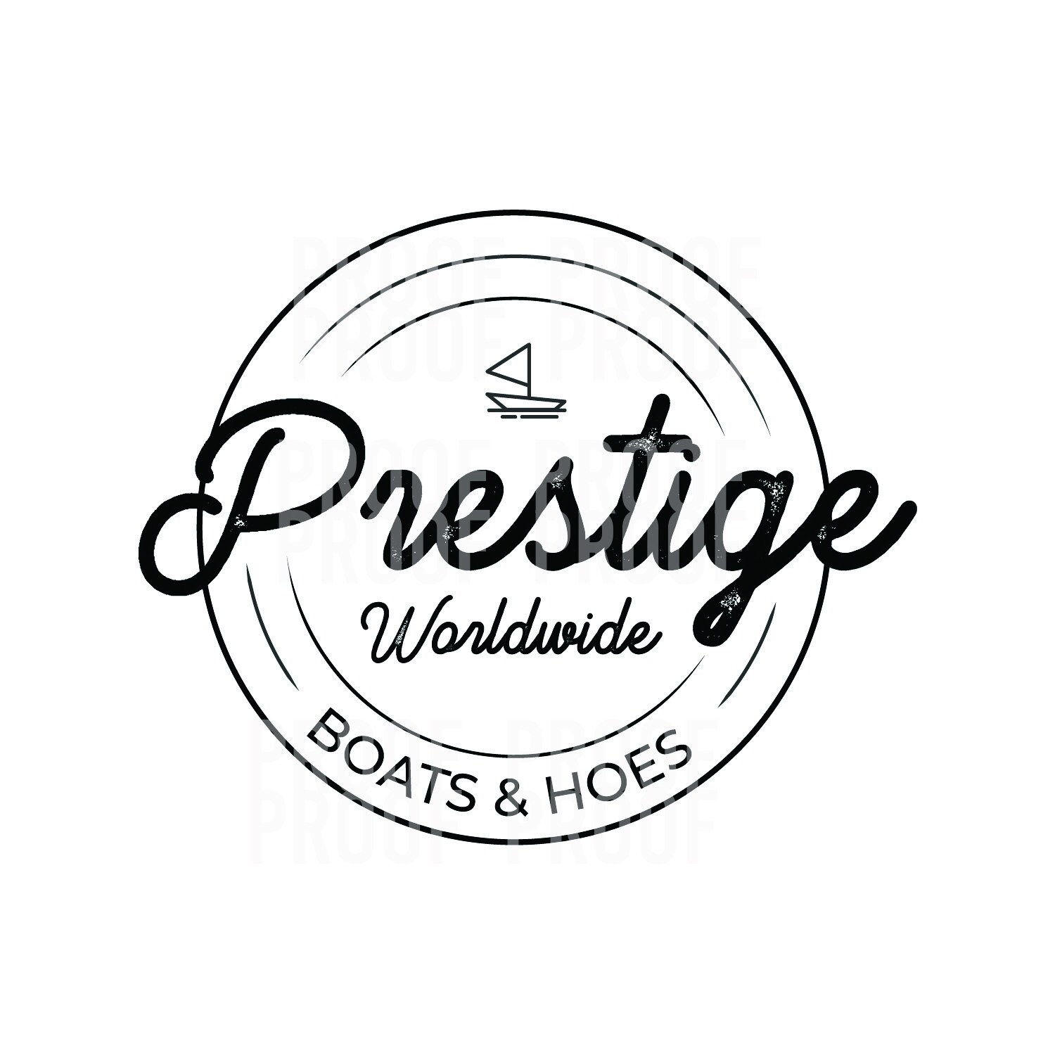 Prestige Worldwide Boats & Hoes Instant Digital Download SVG, Png, Jpeg