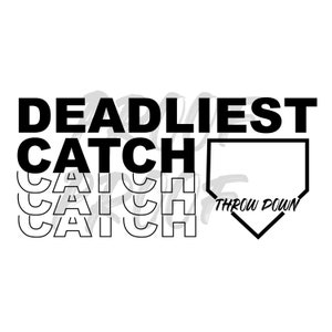 Deadliest Catch-Catcher Honkbal- en Softbal-jargon voor al je projecten! Instant digitale download, Svg, Eps, Ai, Jpeg en png
