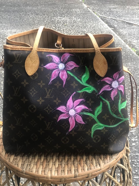 Louis Vuitton Hand Painted Neverfull