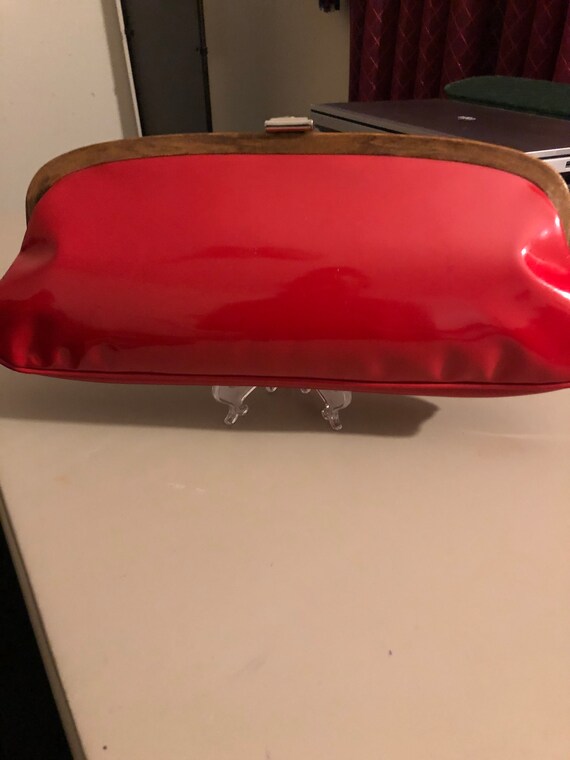 Candy Apple Red Clutch
