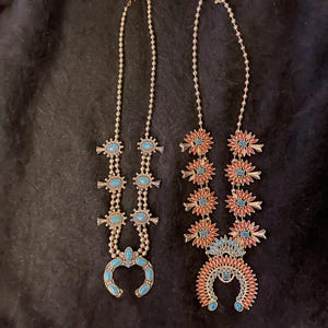 Vintage Squash Blossom Necklaces