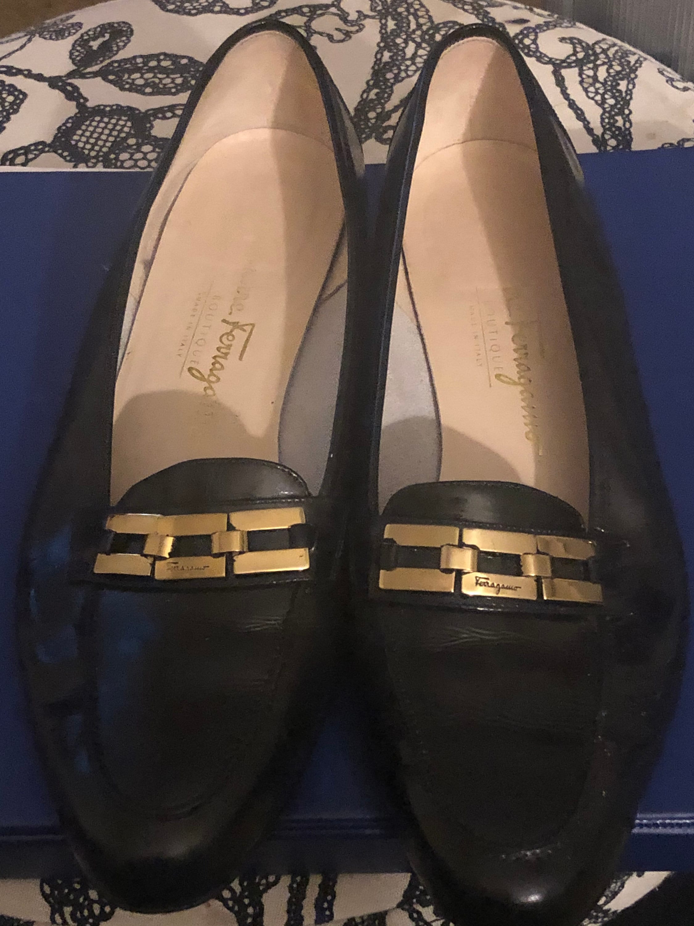 Salvatore Ferragamo Black Shoes - Etsy