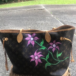 34 Custom painted LV bags ideas  bags, handpainted bags, painted bags