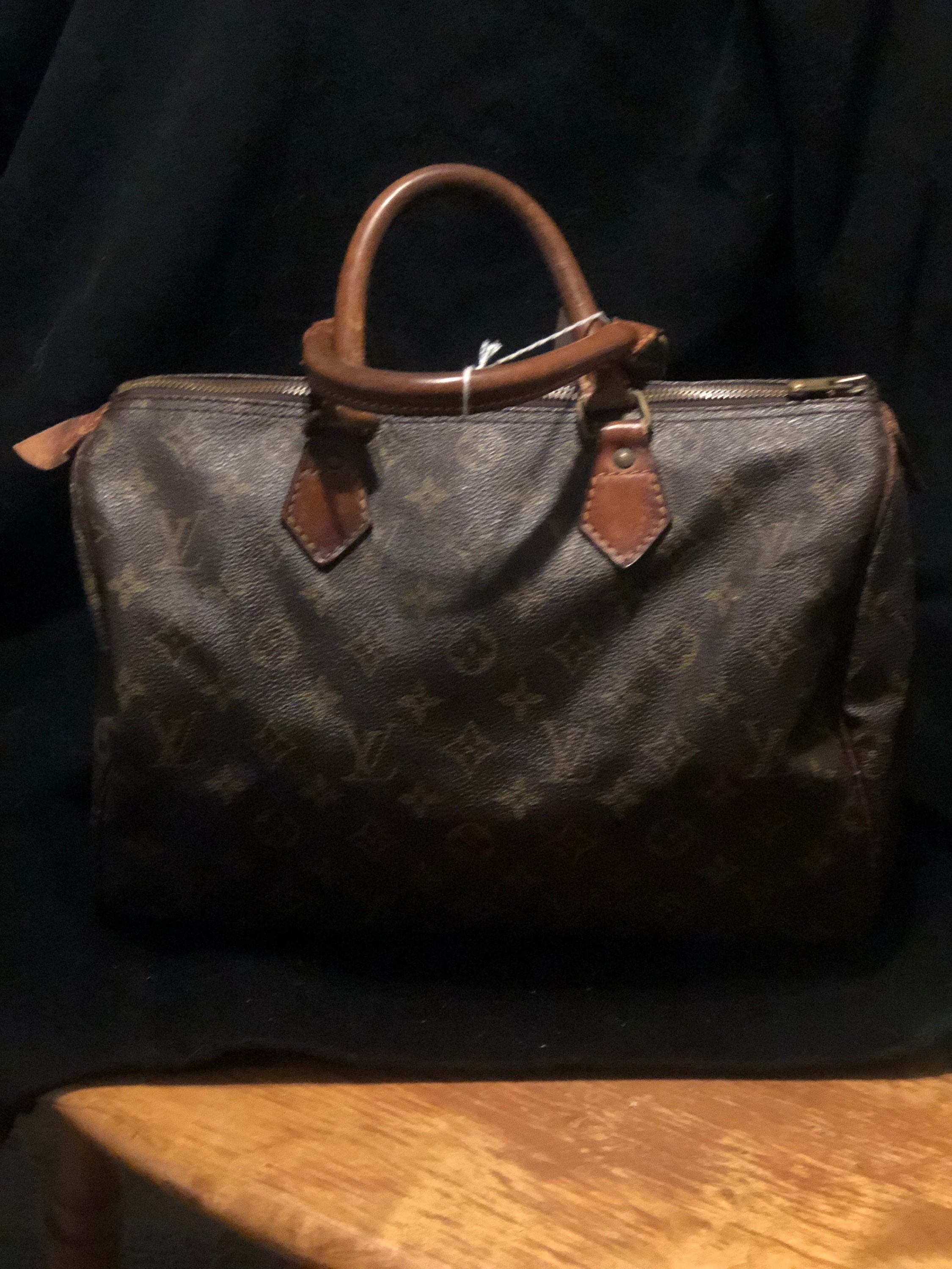 LOUIS VUITTON Epi Leather Green Speedy 35 Satchel Bag - 30% Off