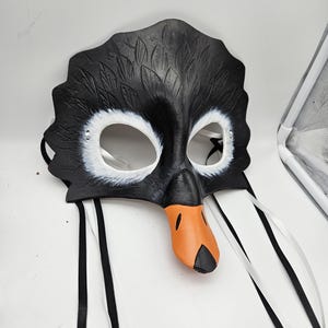Zwanenmasker, leren masker - custom-bestelling voor like it afbeelding 5