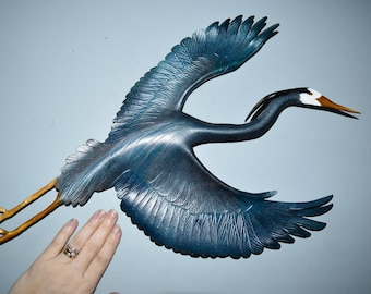 青鷺の立像、美術工芸品（作者署名付き） il_340x270.2098442903_8i2b.jpg