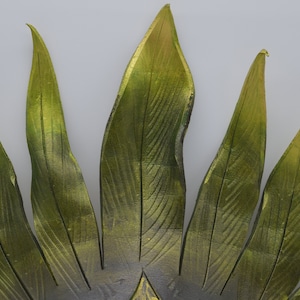 Forest phoenix, fire phoenix dragon, gryphon leather mask - custom orders for ones like it image 5