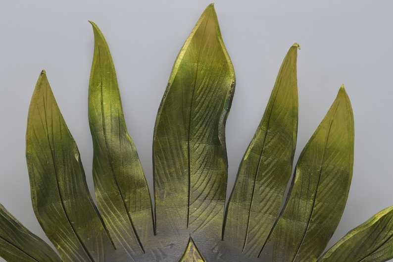 Forest phoenix, fire phoenix dragon, gryphon leather mask - custom orders for ones like it image 5