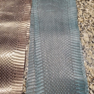 Cuirs de peau de serpent pour l'artisanat