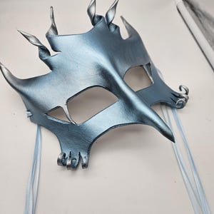 Leather dragon mask , ice dragon leather mask for unisex - your choice of the pictured ones
