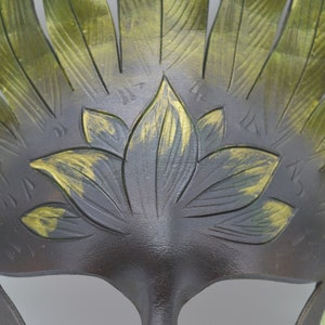 Forest phoenix, fire phoenix dragon, gryphon leather mask - custom orders for ones like it image 4