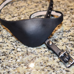 Leather eye patch with adjustable buckle one piece for unisex- will work for medical use not touching the eye - custom order in this style