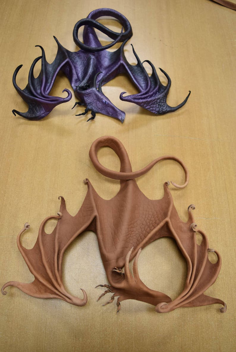 Pattern for a Leather Hanging Dragon Plus Instructions Etsy