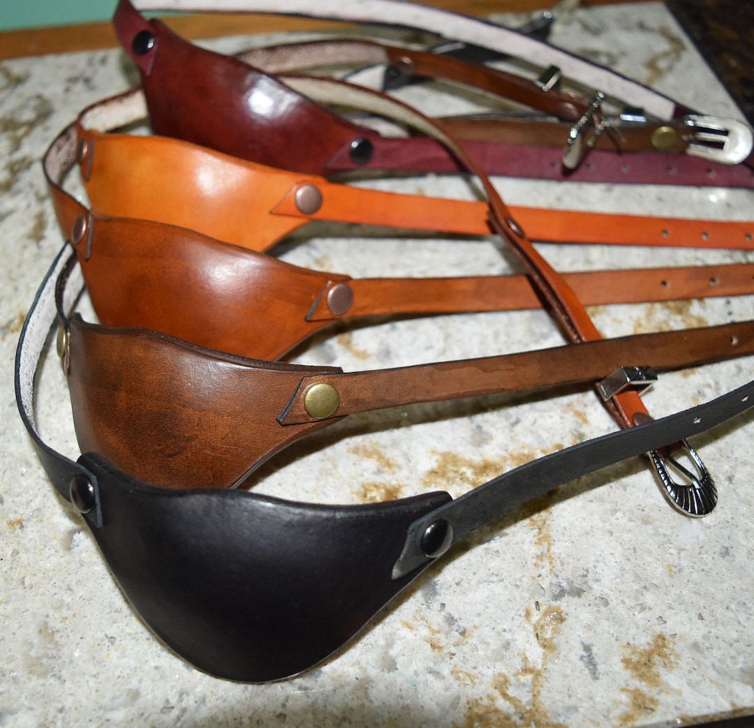 Leather Eye Patch With Adjustable Buckle for Unisex Will Work for