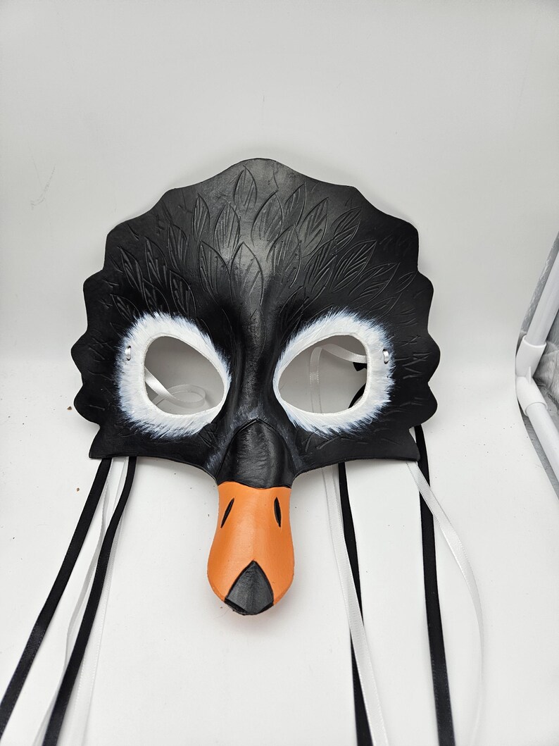 Zwanenmasker, leren masker - custom-bestelling voor like it afbeelding 8