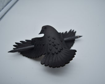 Läderhårspinne, kråka- eller korphårspinne