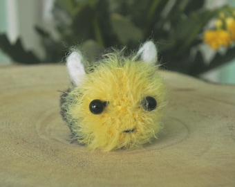 Biene, Miniatur Biene, Stofftier, Stofftier, Biene, Dekoration für Puppenhaus, kawaii