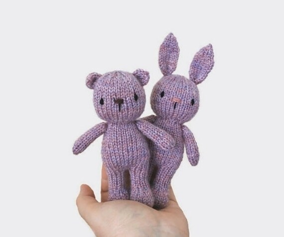 knitted stuffed animals for babies