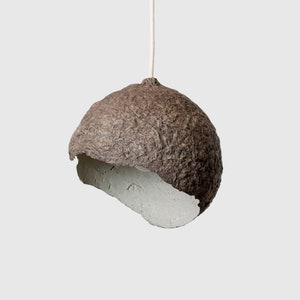 Small Lamp Shade for Nursery, Baby Night Light from Paper Mache Globe Nano