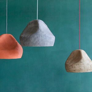 3 Paper Mache Lights Sculptures Sensi