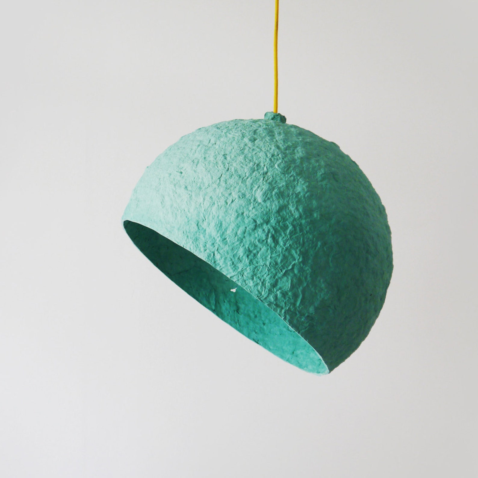 Industrial Light From Paper Mache Modern Pendant Light for Etsy