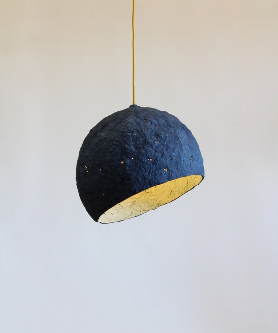 Paper Mache Lamp Pluto Pendant Light Hanging