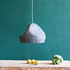 Paper Mache grey Dining room lighting Sensi in the dining room