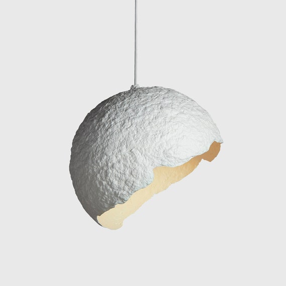Modern Chandelier From Paper Mache Ceiling Light for Kitchen