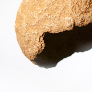 detail of Small  brown Nursery Night Light from Paper Mache