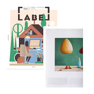 Pendant lamp featured in the label magazine in Poland