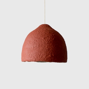 Lampada a sospensione Titi, Lampada a sospensione in cartapesta, Lampada per soggiorno