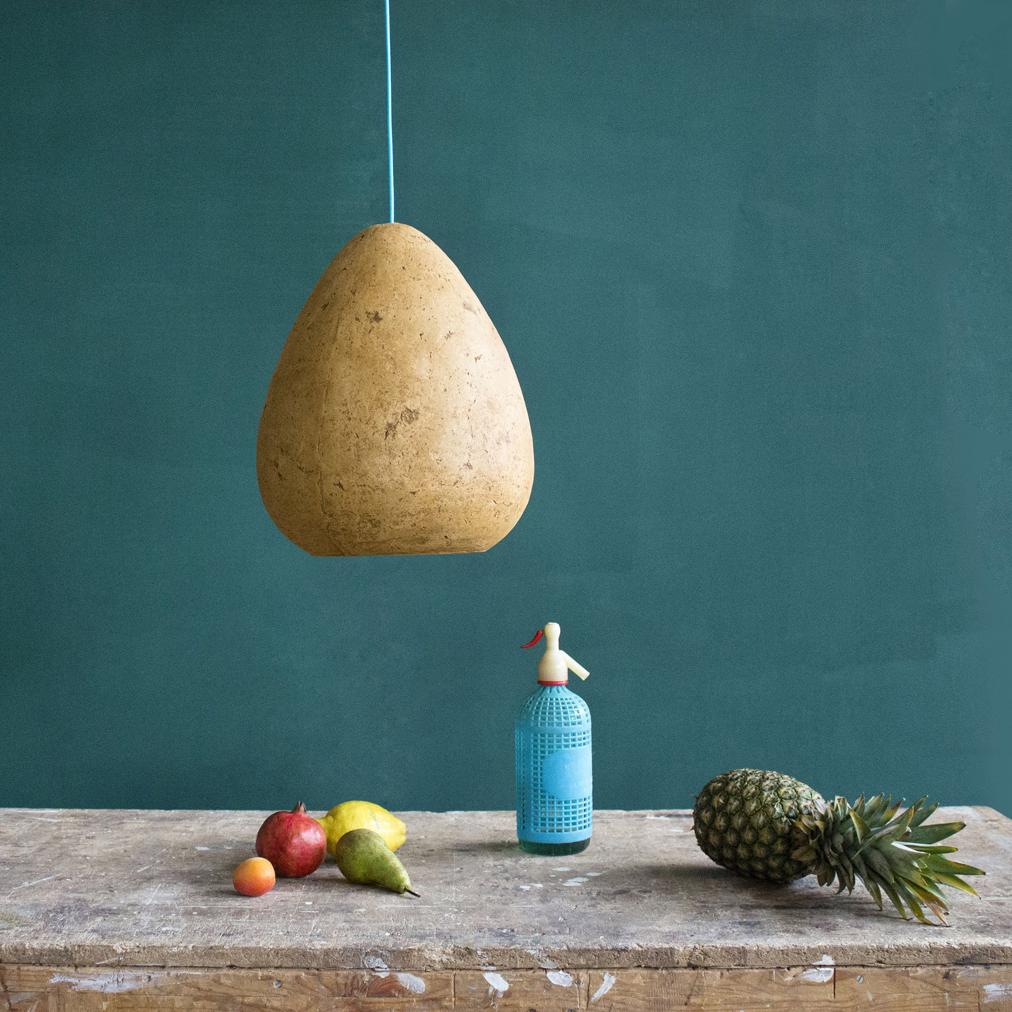 Éclairage Pour Îlot De Cuisine, Éclairage La Salle À Manger En Papier Mâché, Luminaire Au-Dessus Table Cuisine - Morphe Iii, Couleur Sienne