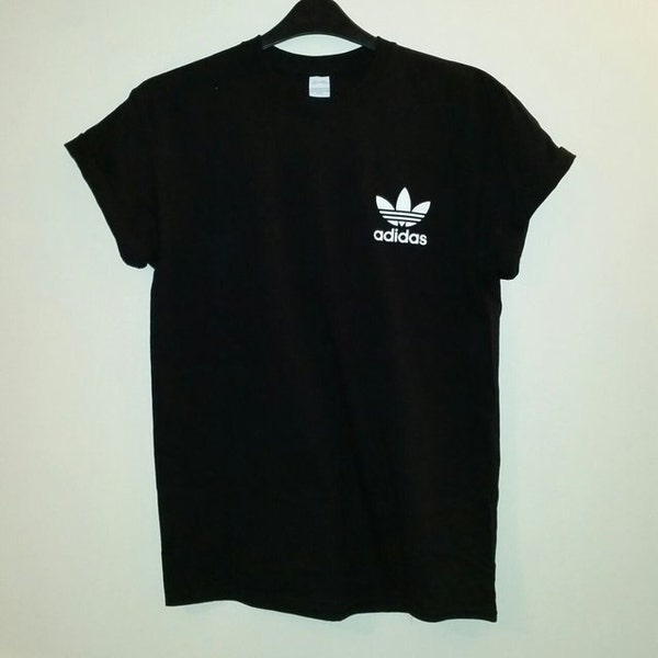 Unisex maßgeschneiderte Adidas DZ einseitige t Shirt Top Festival Beute urban