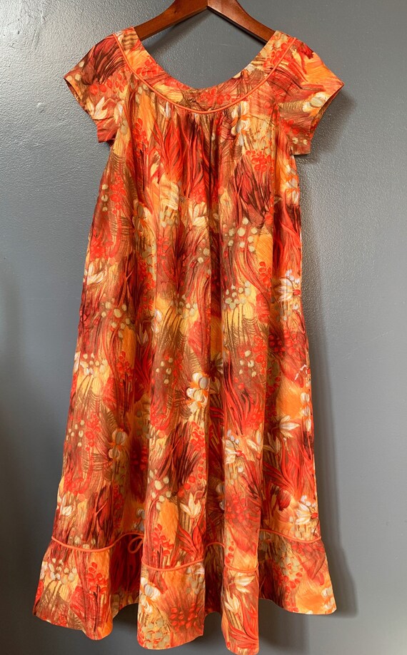 70s Vintage Hawaiian Surf Muumuu