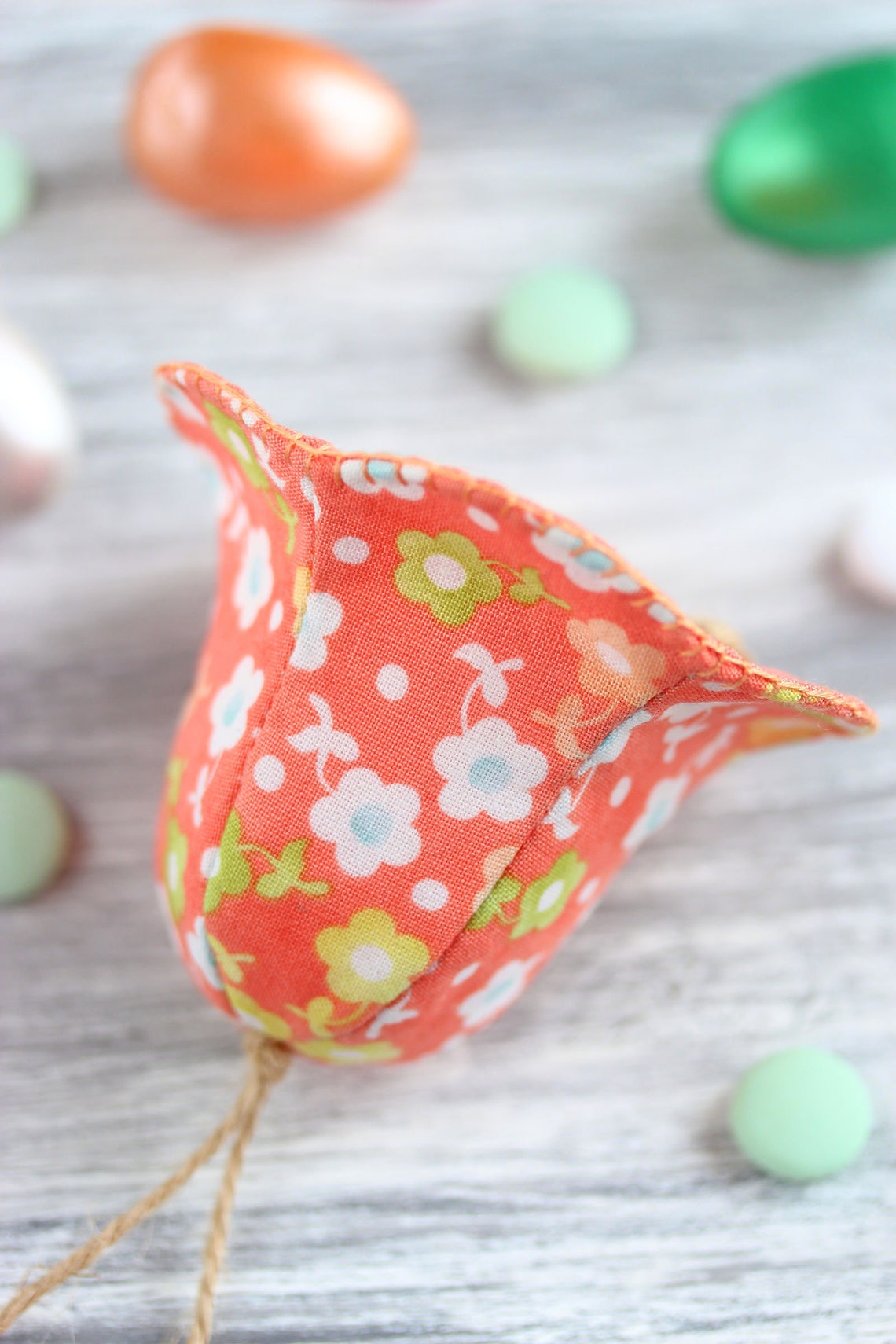PDF Easter Bell Sewing Pattern & Tutorial Fabric Easter Etsy