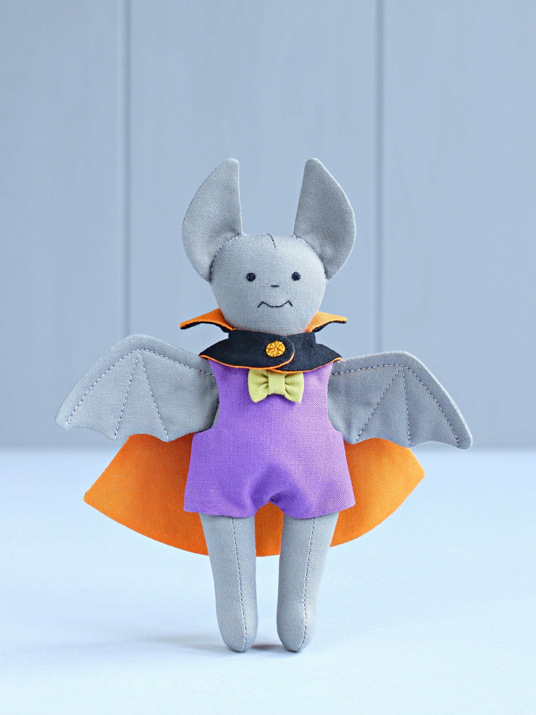 PDF Mini Halloween Bat Sewing Pattern DIY Animal Stuffed Rag | Etsy