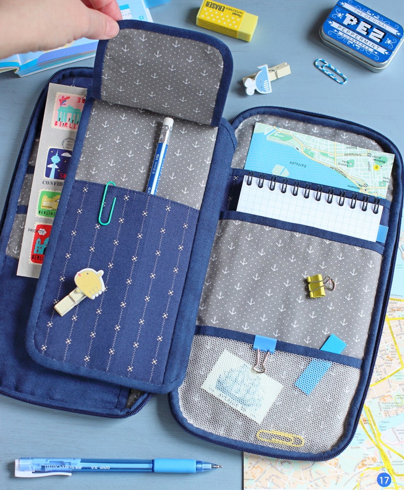 PDF Sewing Pattern & Sewing Tutorial Travel Wallet / Travel Etsy UK