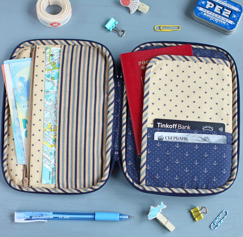 2 PDF 2 Travel Organizers / Travel Holders / Travel Wallets Etsy