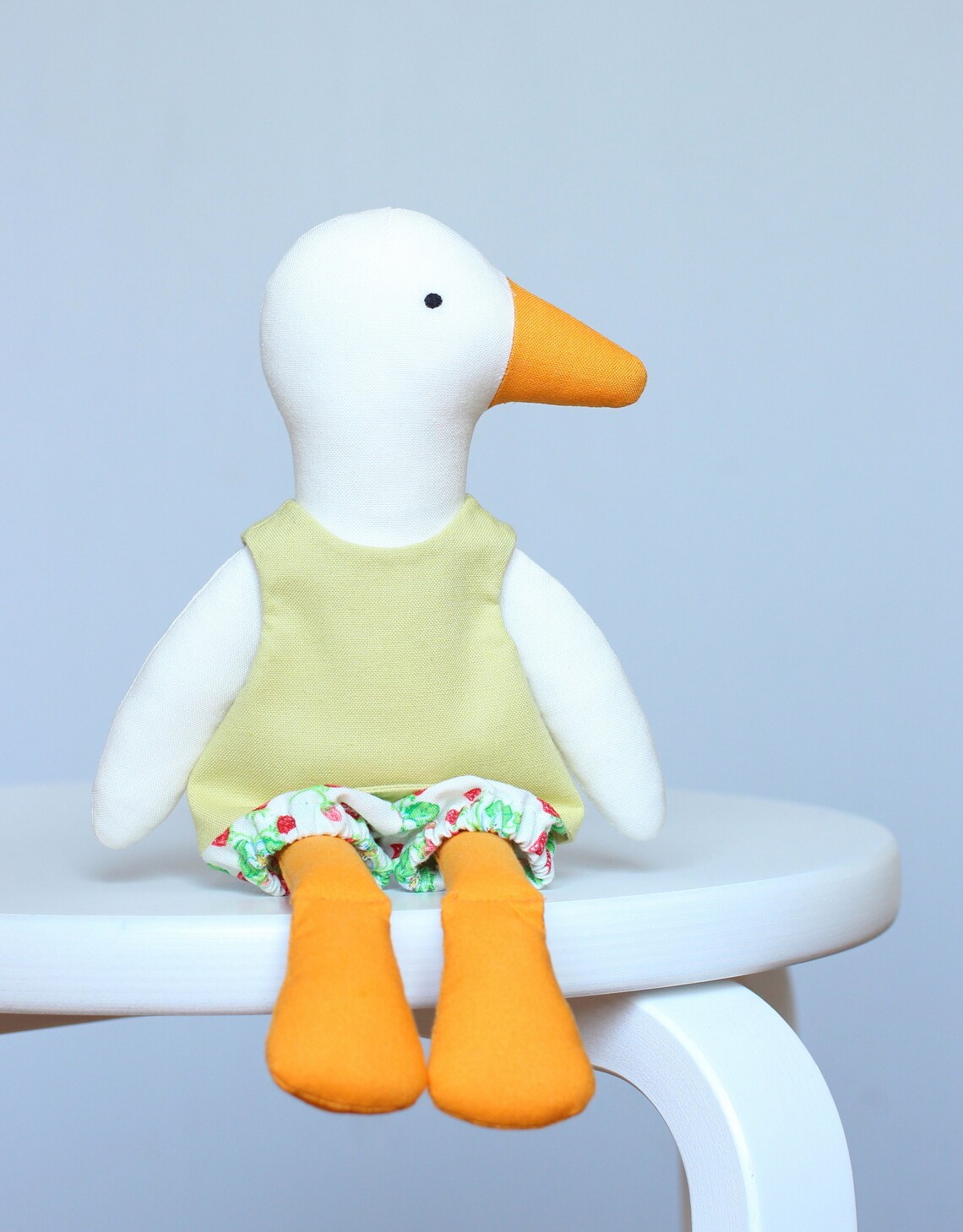 PDF Duck Sewing Pattern &amp; Tutorial DIY Animal Rag Doll Soft | Etsy