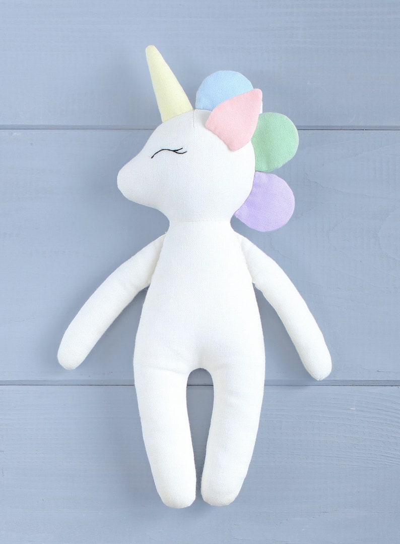 PDF Unicorn Sewing Pattern & Tutorial DIY Unicorn Doll Soft Etsy UK