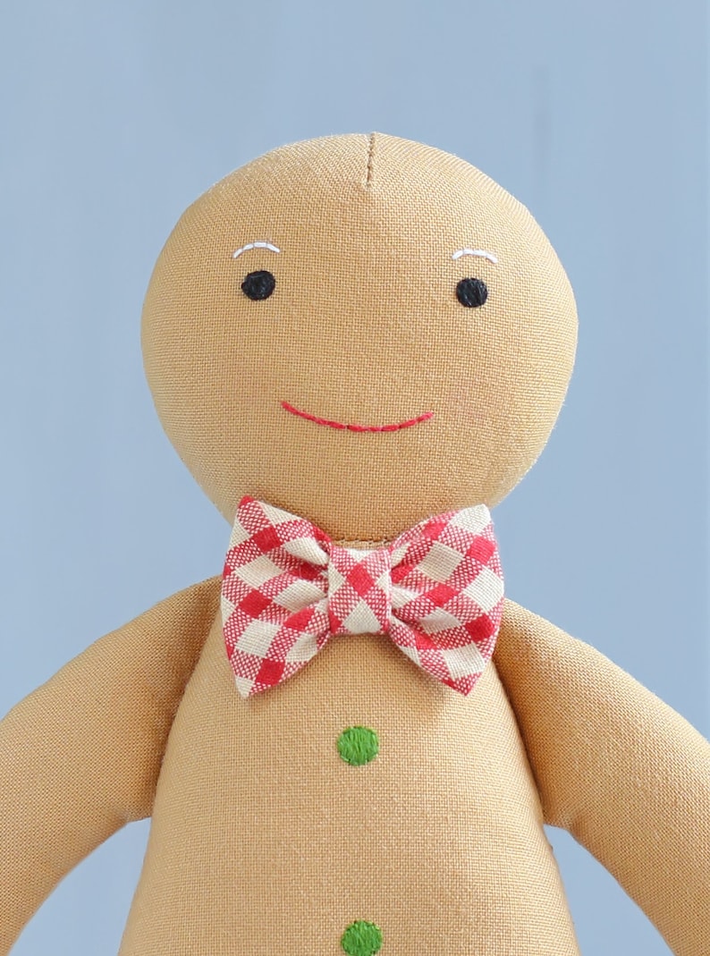 PDF Gingerbread Man Sewing Pattern & Tutorial Rag Doll Etsy