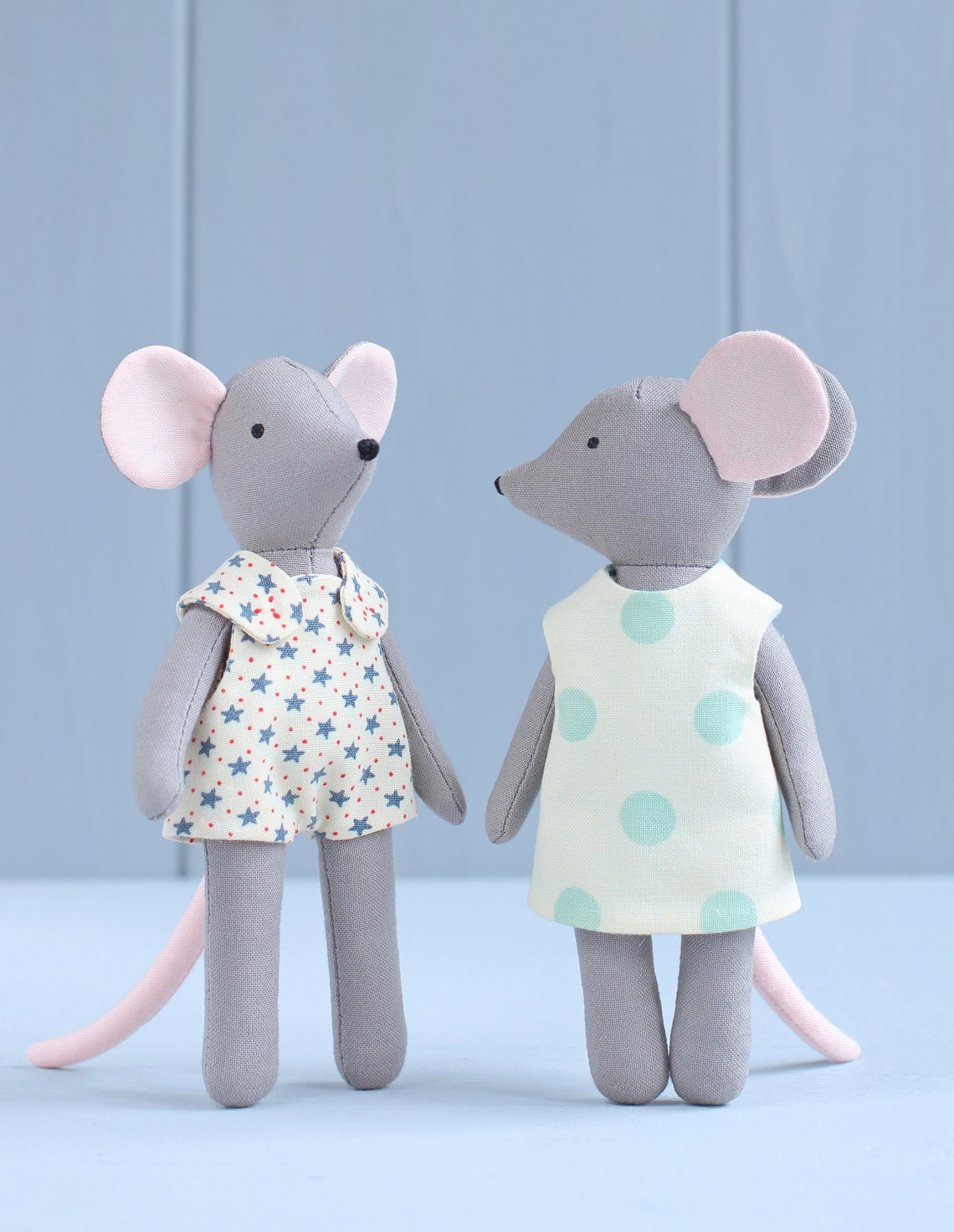 2 PDF: Mouse Two Mini Mice Sewing Pattern & Tutorial DIY | Etsy